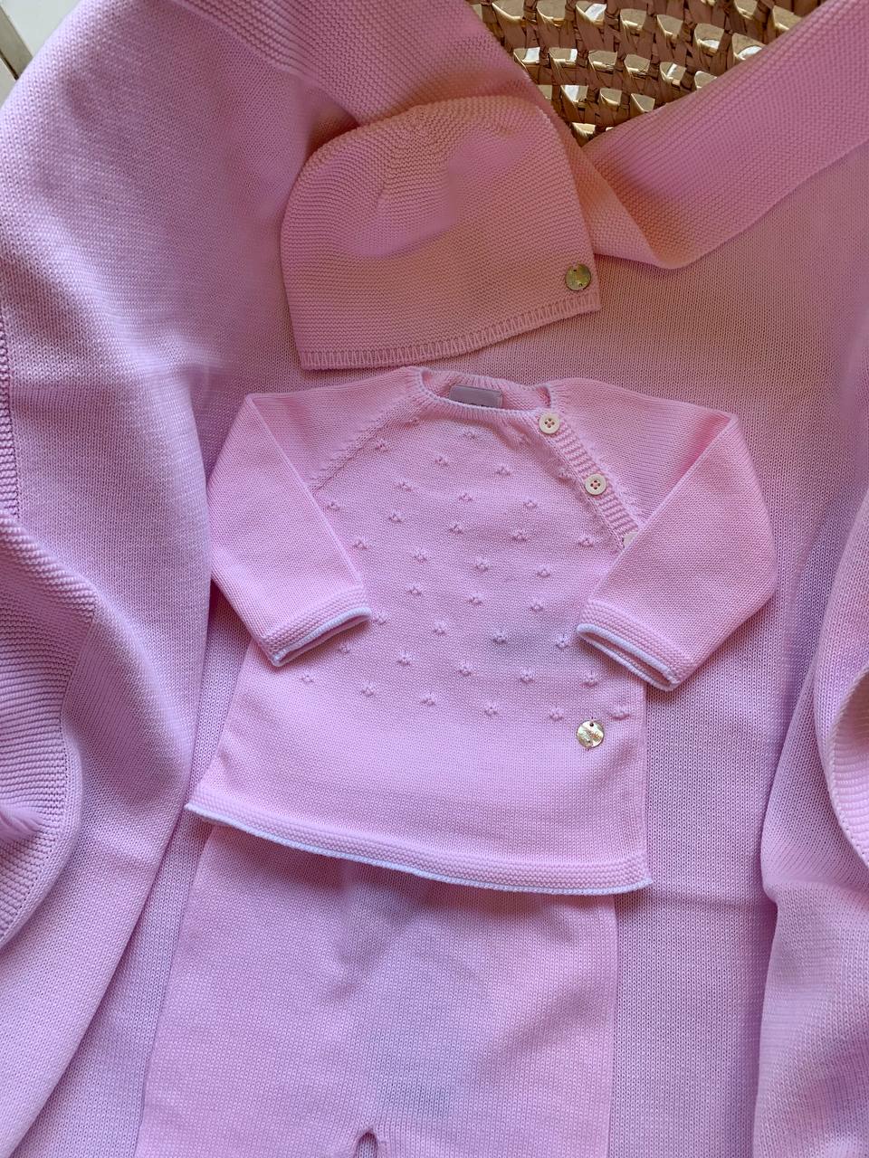COORDINATO IN FILO ROSA PAZ RODRIGUEZ