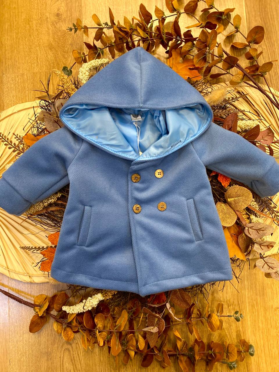 CAPPOTTINO BLU PASTELLO