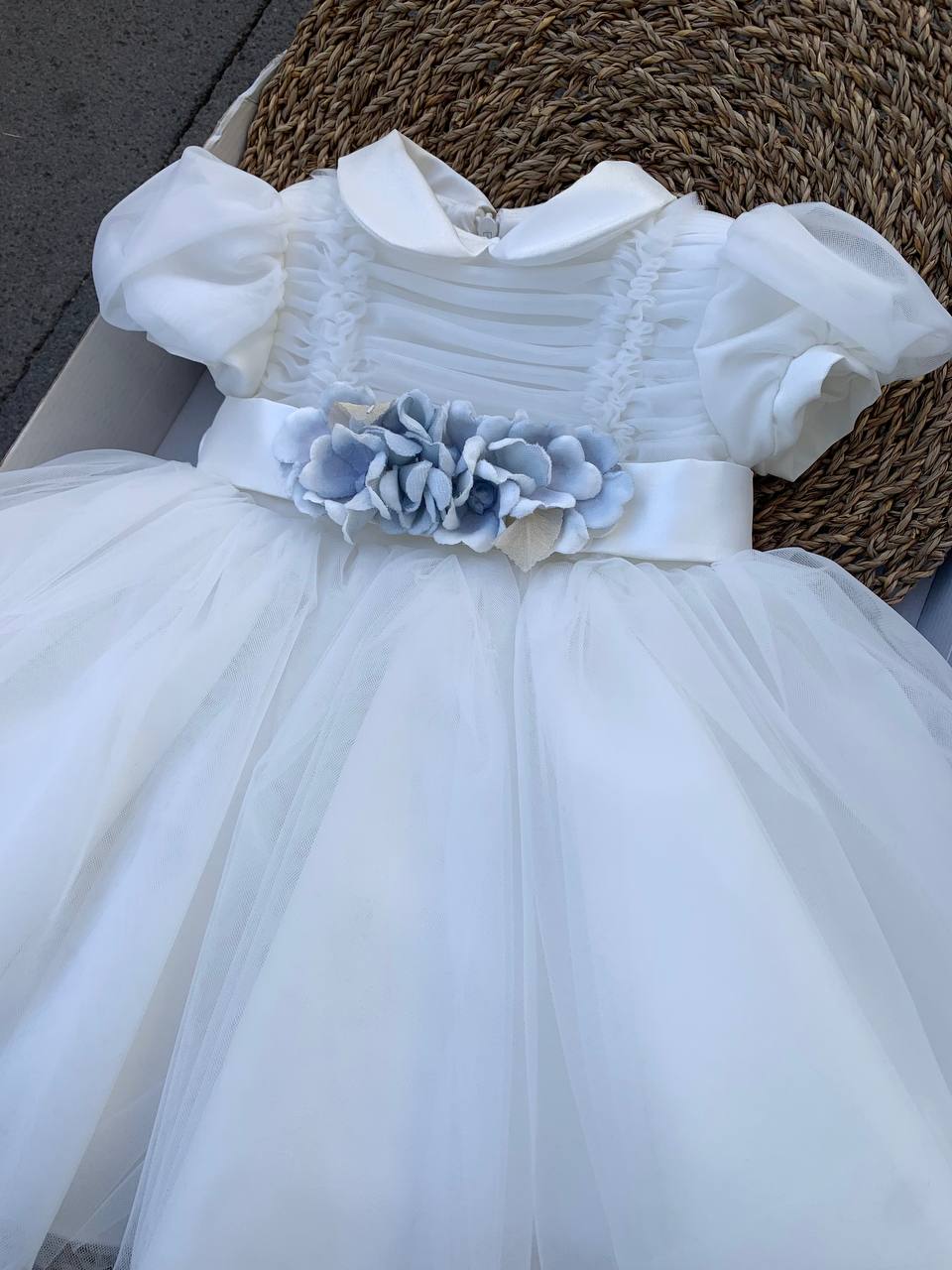 Abito TULLE CREMA CIELO GUGU GAGA