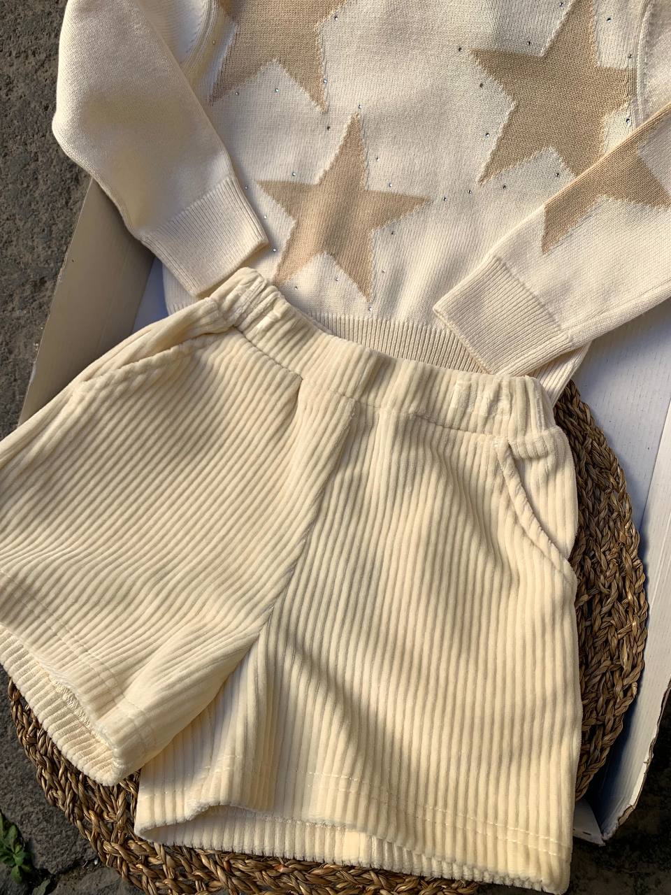 Maglioncino e SHORTS STELLE SARABANDA