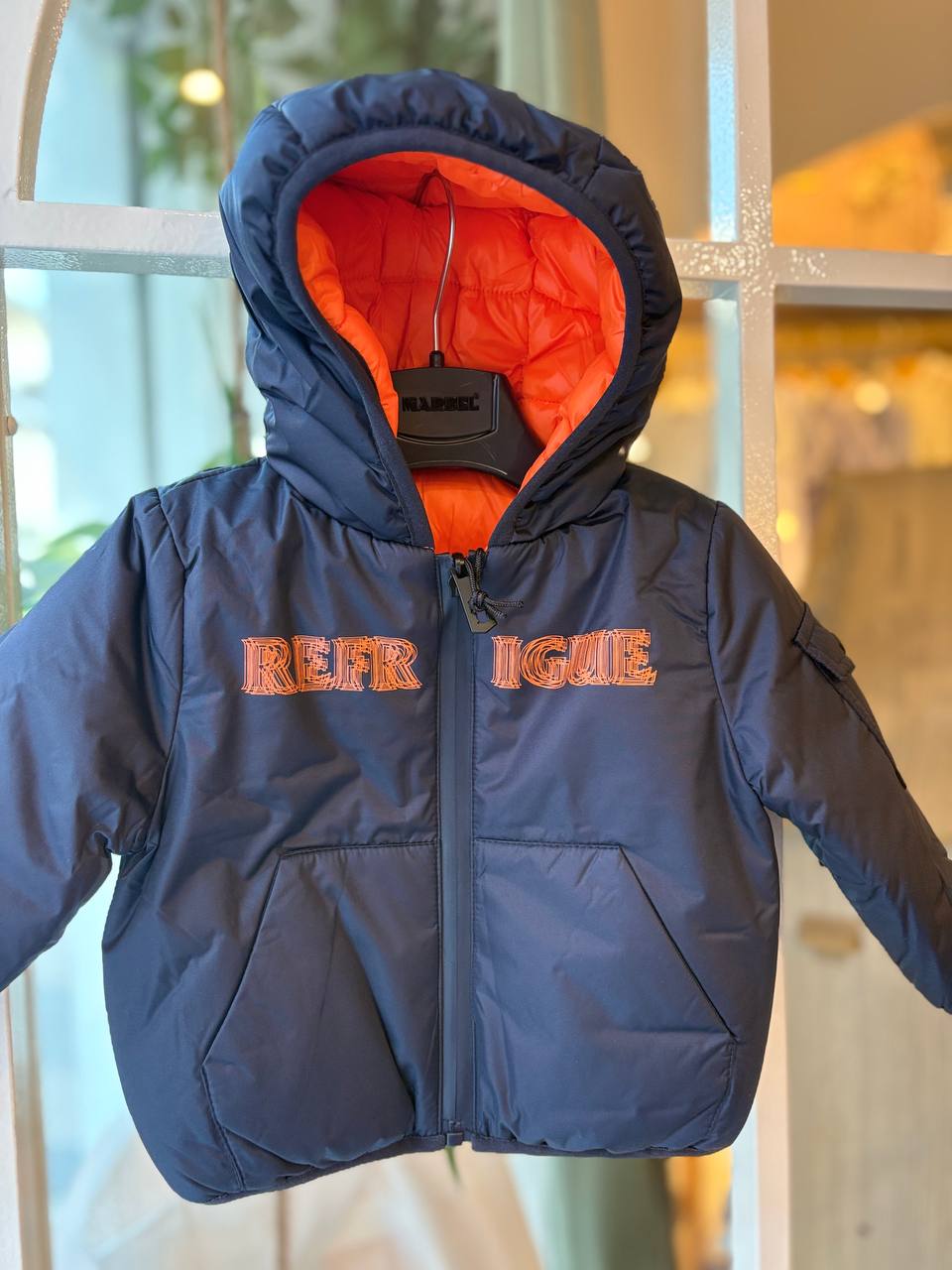 Giubbino BLU E ARANCIONE FLUO REFRIGUE
