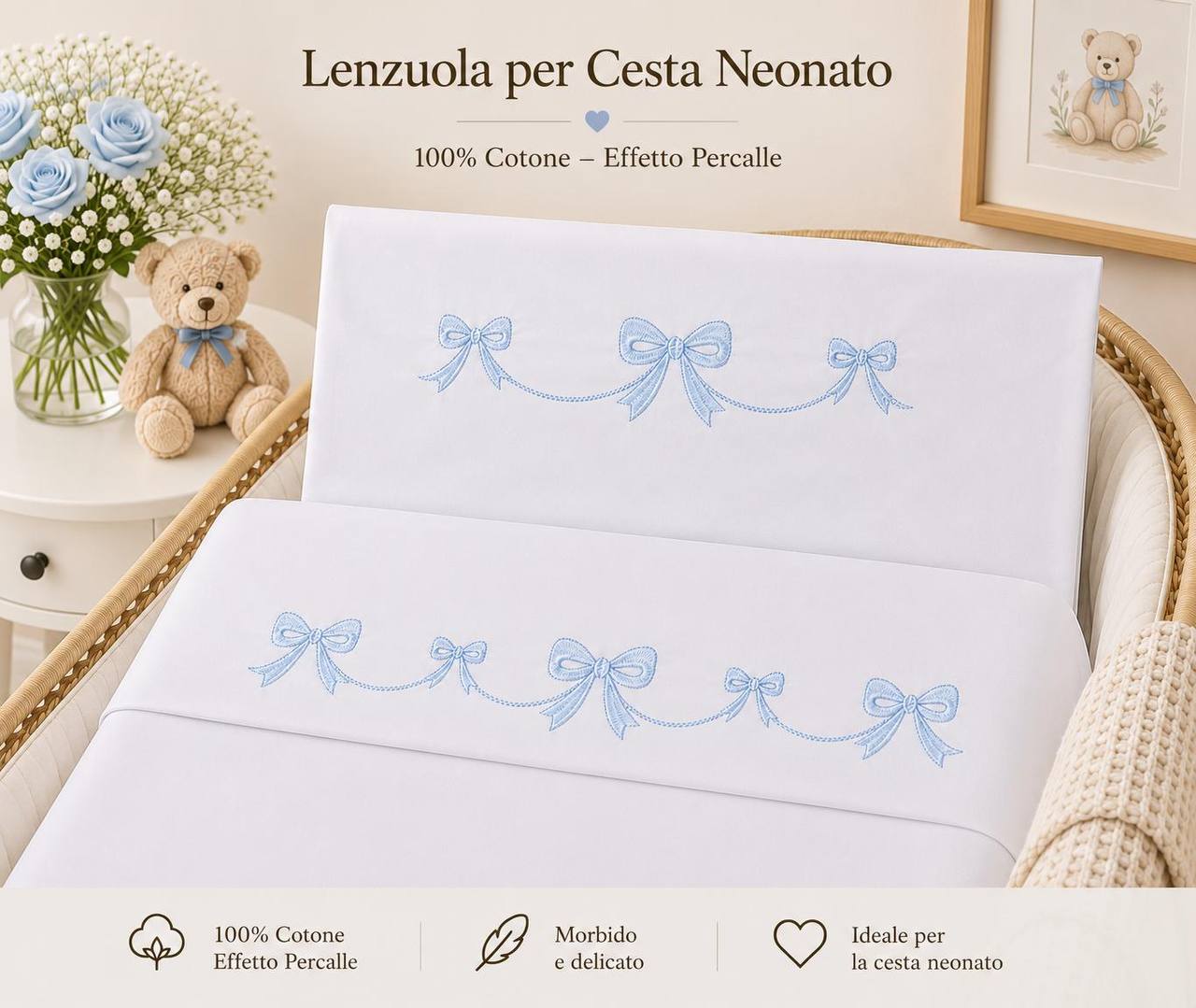 Lenzuolina CULLA CIELO PAPPA& LATTE