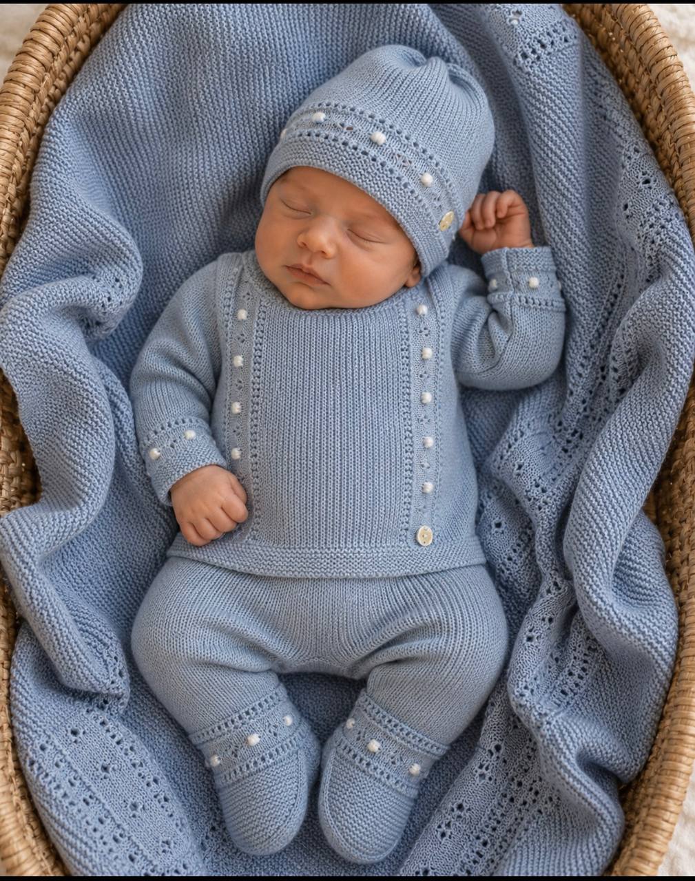 COORDINATO NASCITA AZZURRO PAZ RODRIGUEZ