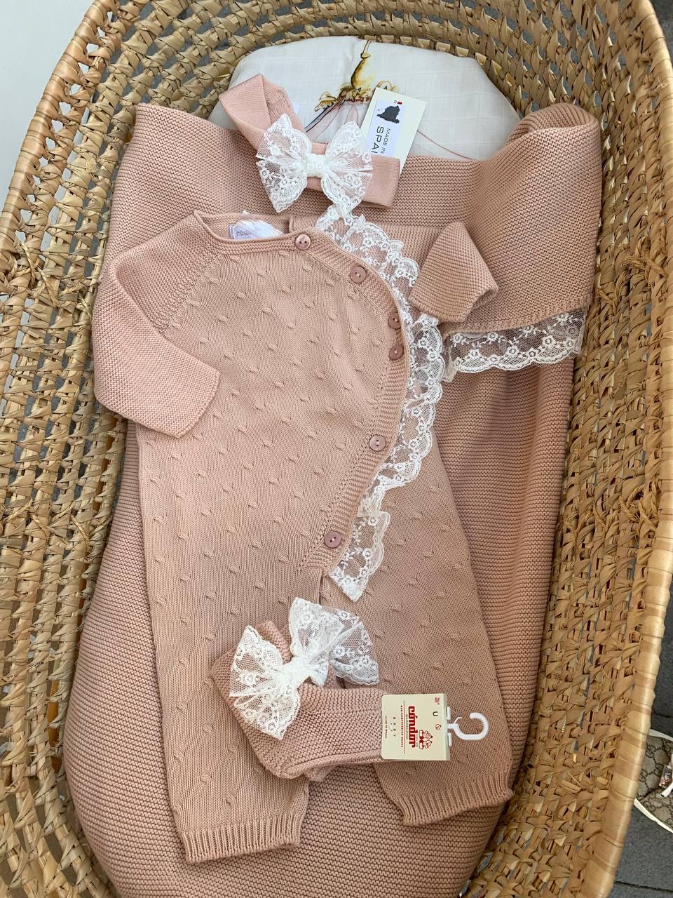 Coordinato nascita ROSA ANTICO IN PIZZO CONDOR