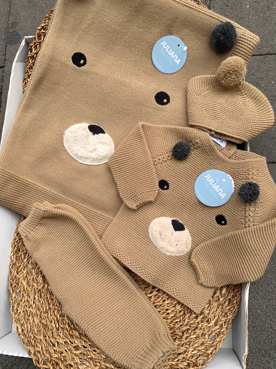 Coordinato NASCITA TEDDY BISCOTTO JULIANA