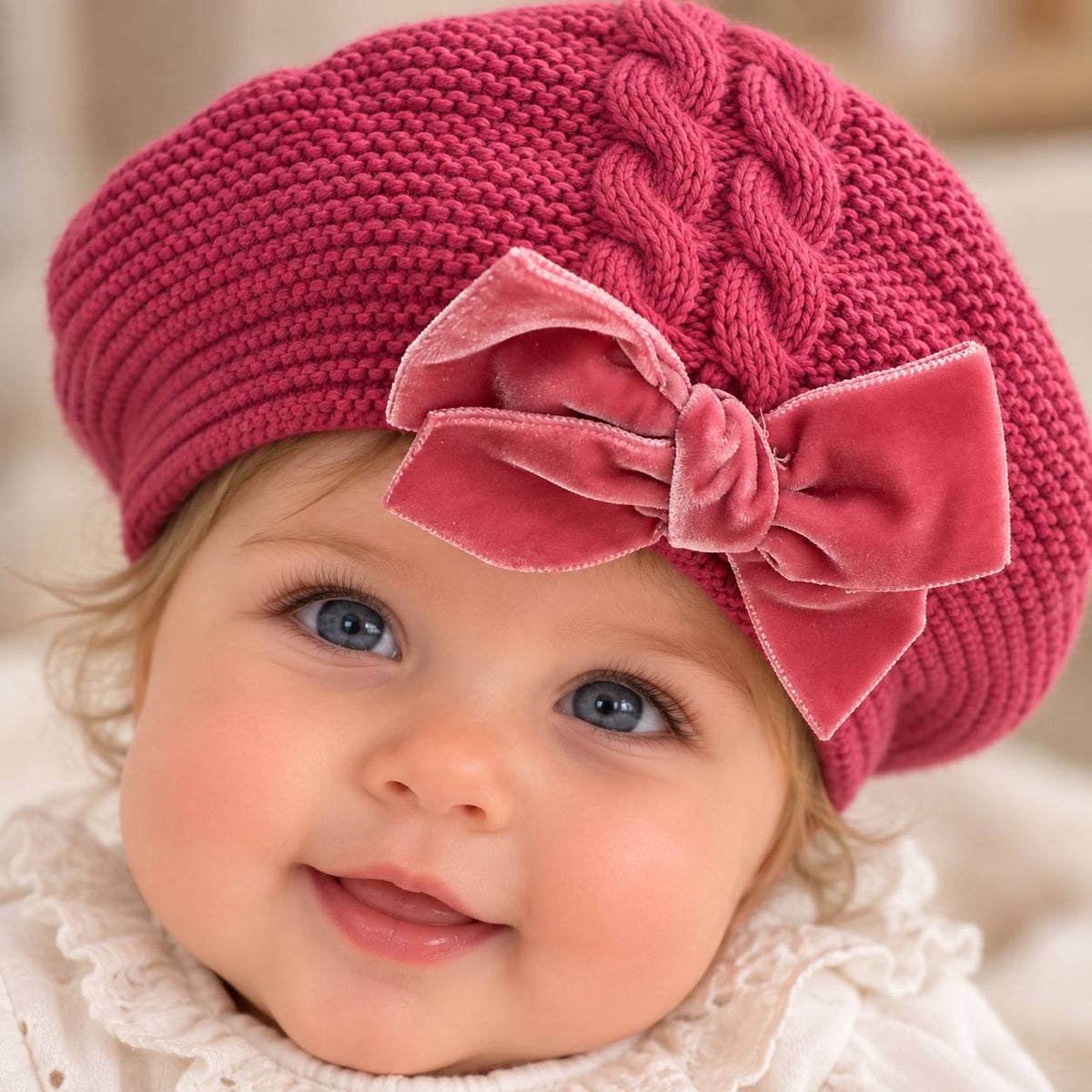 Basco FUCSIA CON FIOCCO IN VELLUTO CONDOR