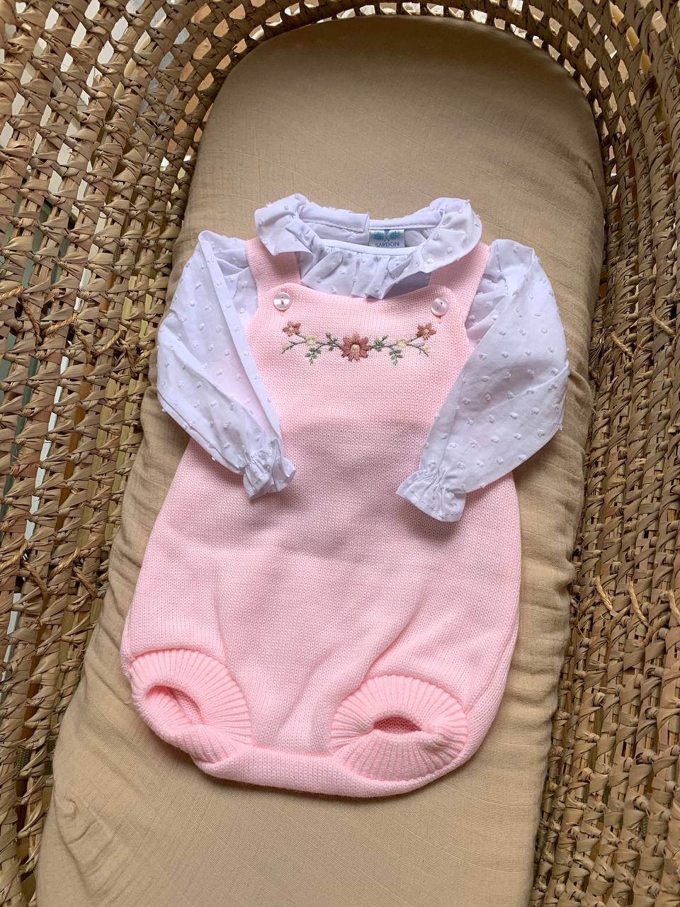 PAGLIACCETTO ROSA FIORI SARDON