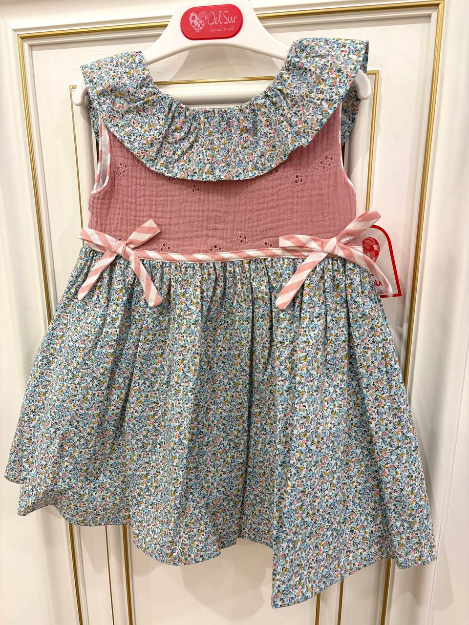 Vestito Rosa FLOREALE DEL SUR