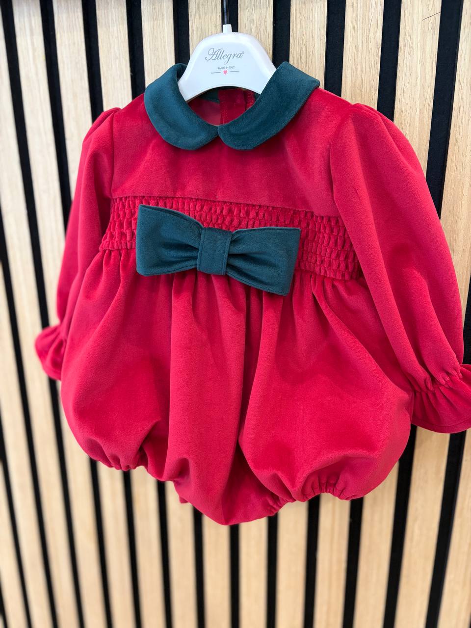 PAGLIACCETTO ROSSO FIOCCO ALLEGRA