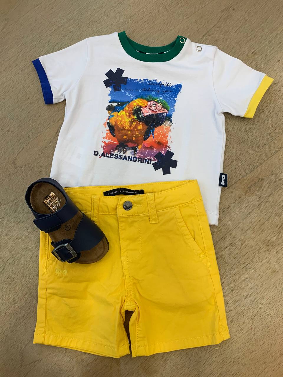 Completo Bermuda e T-shirt PAPPAGALLO