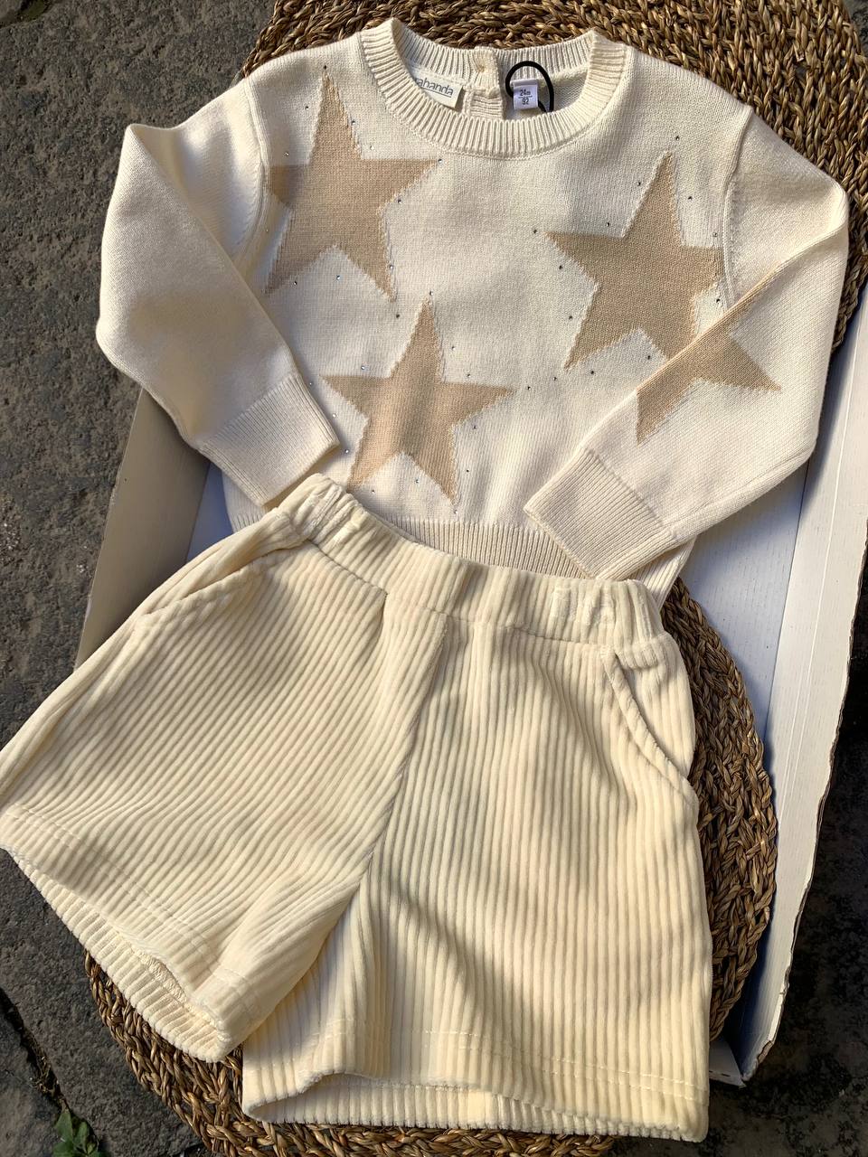 Maglioncino e SHORTS STELLE SARABANDA