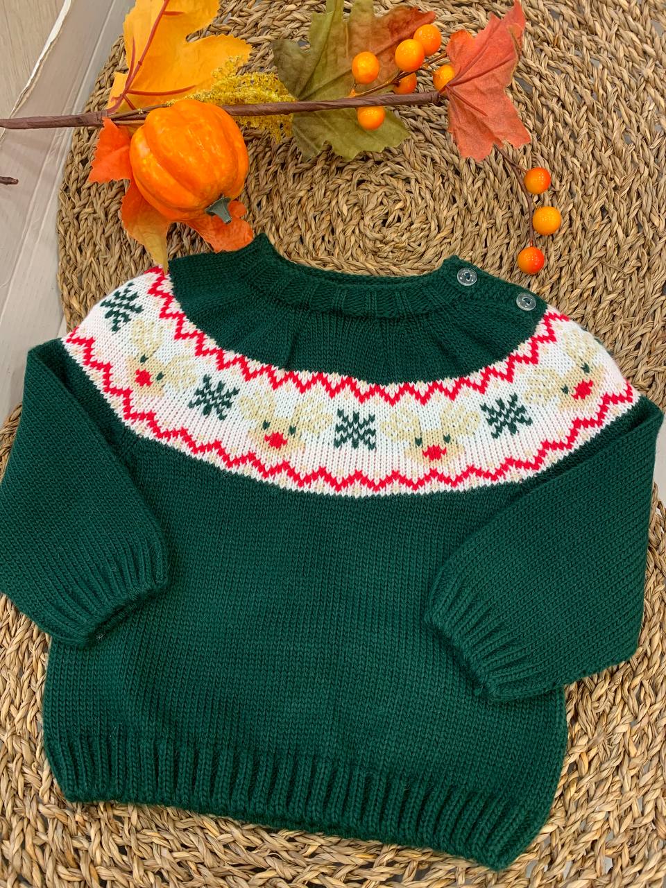 Maglioncino RENNE VERDE SARDON