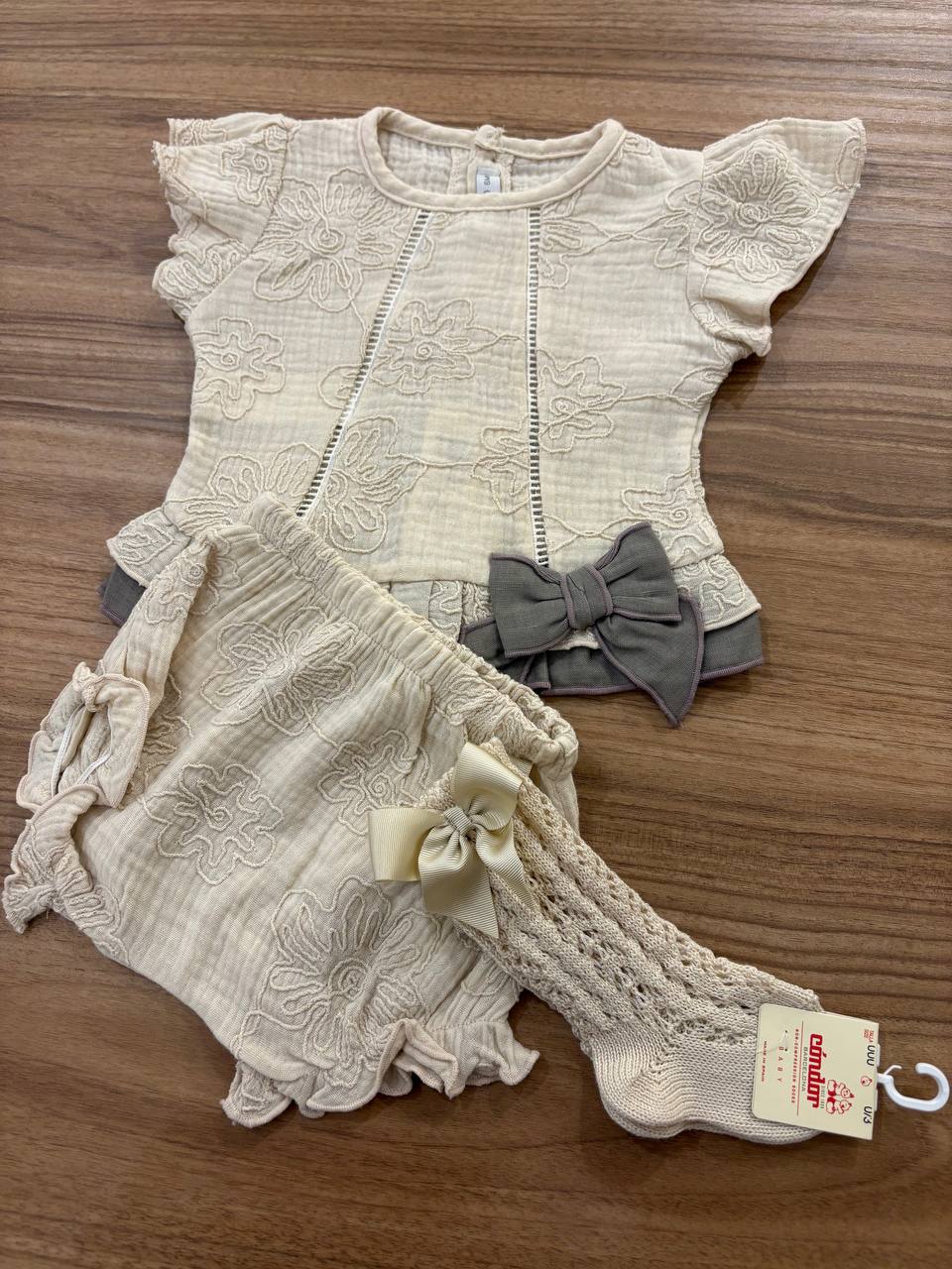 PAGLIACCETTO BEIGE E FANGO CALAMARO