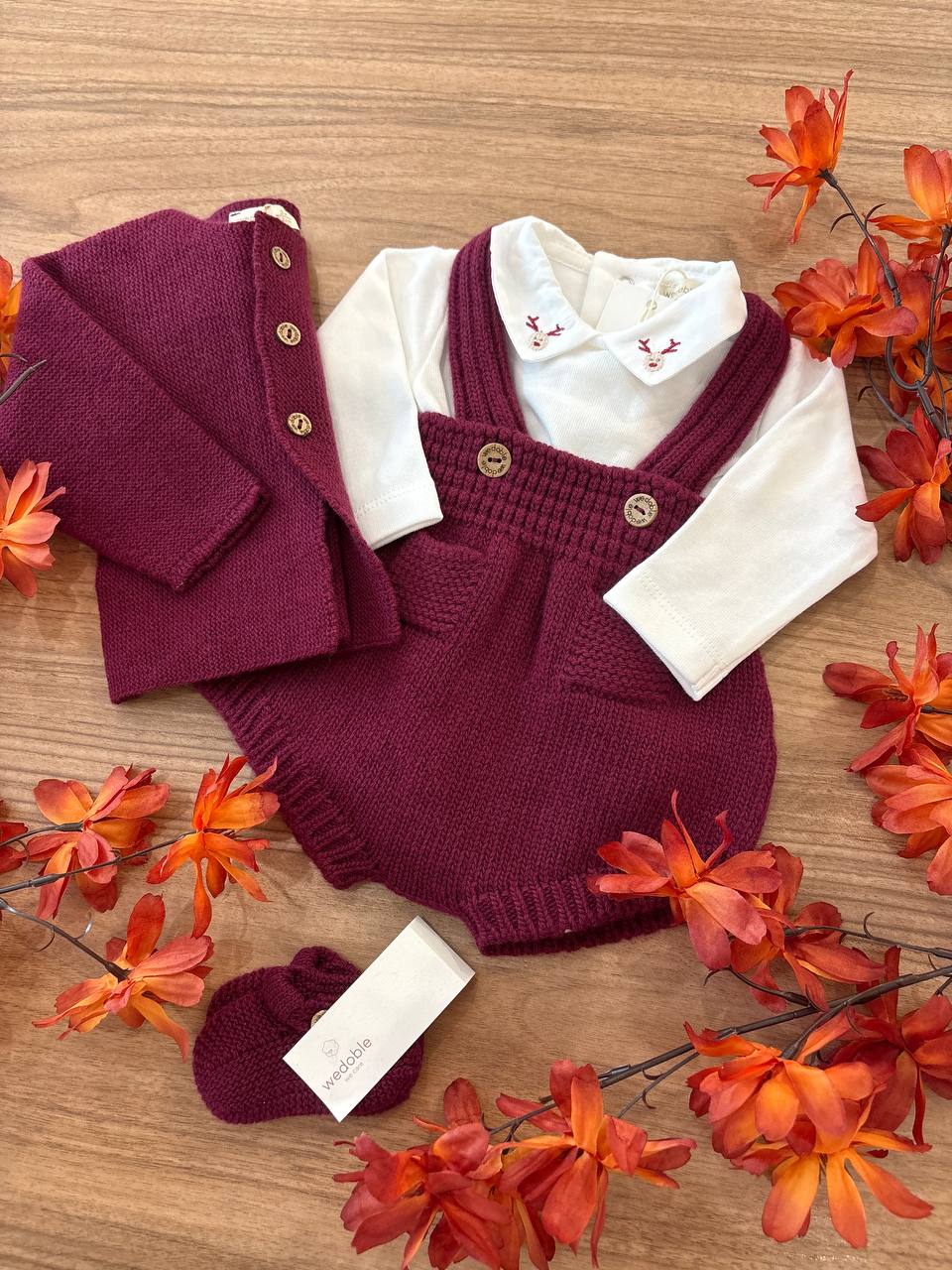 Coordinato RENNA BORDEAUX WEDOBLE