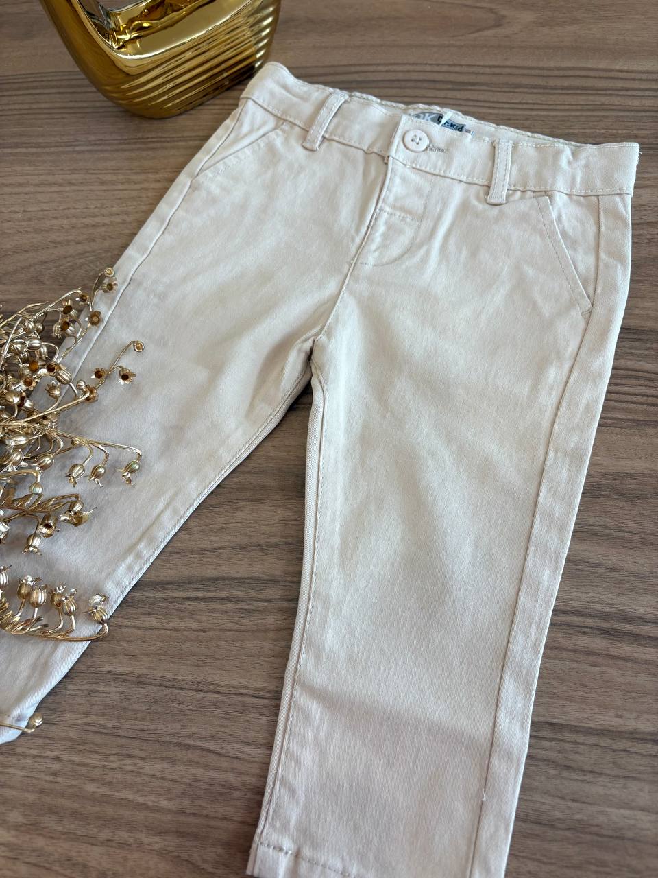 PANTALONE BEIGE DR KID