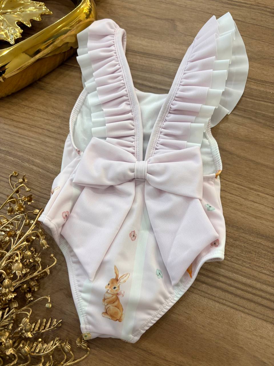 Costume intero CONIGLI LILLA MEIA PATA