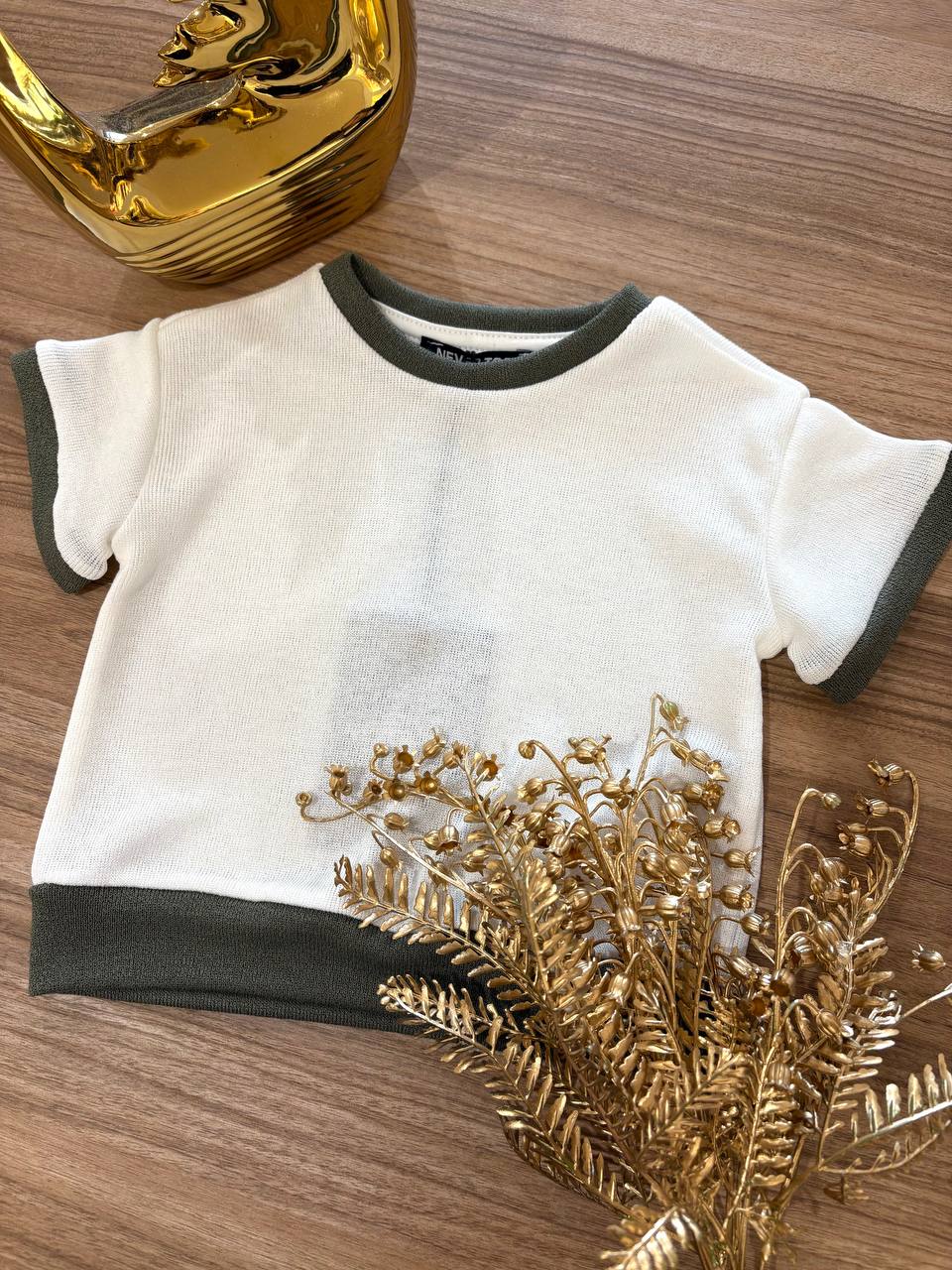 Maglia VERDE MILITARE NEVER TOO