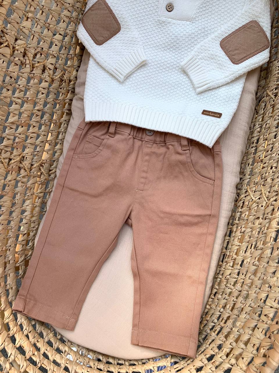 Pantalone marroncino MINIBANDA