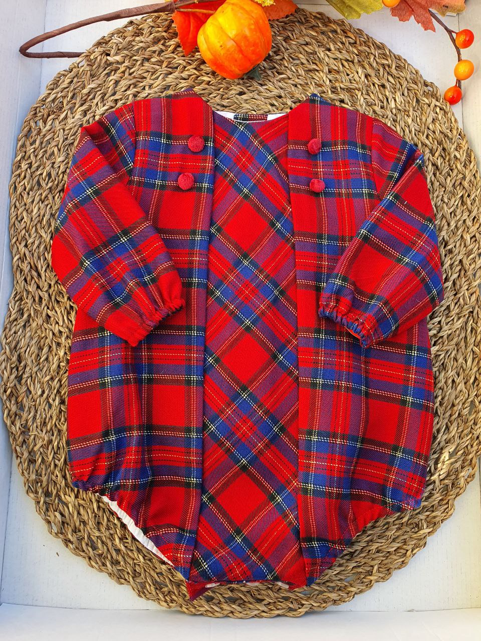 PAGLIACCETTO TARTAN BOTTONCINI DEL SUR