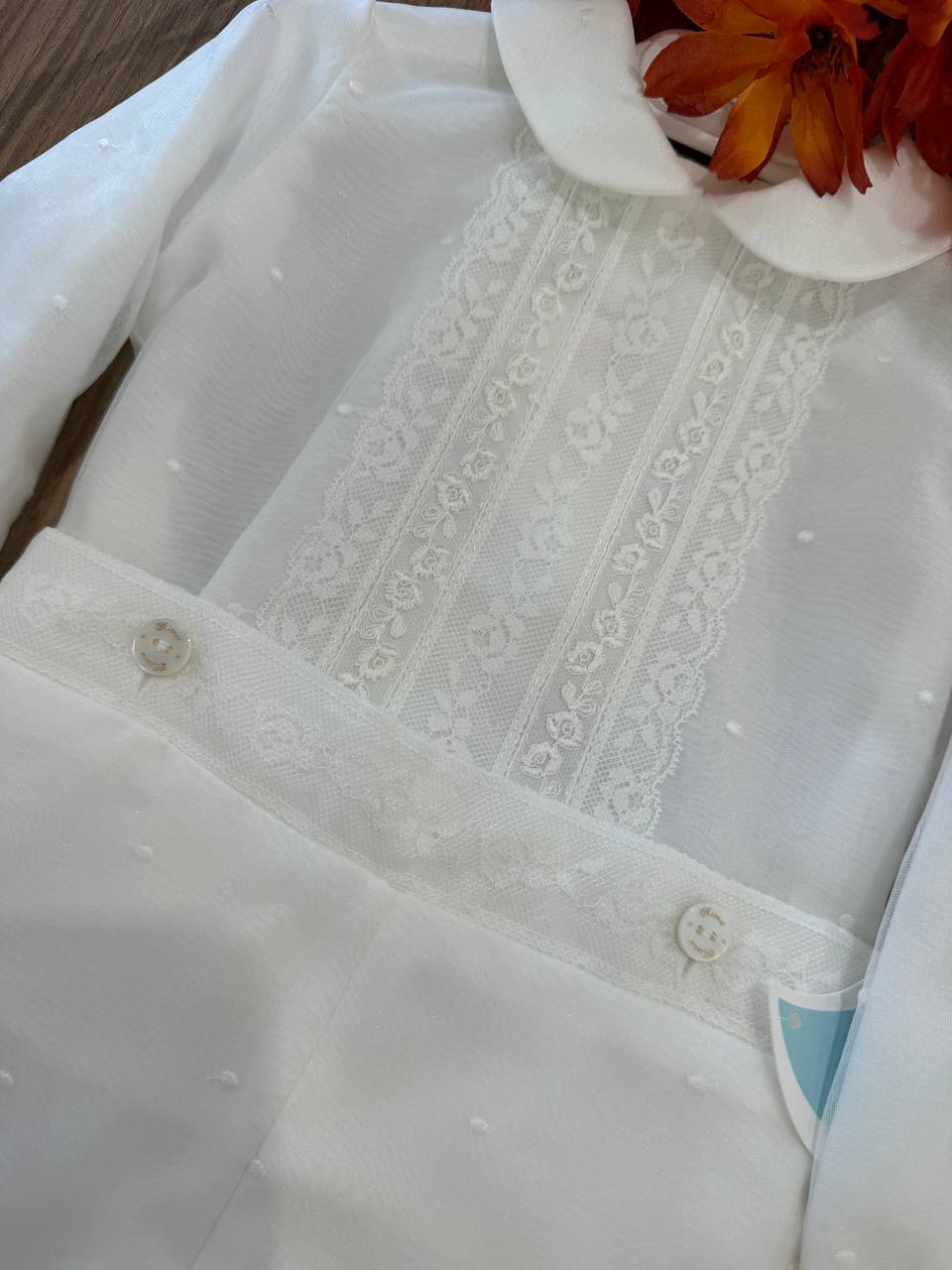 Abito Battesimale bianco ELEGANZA PURA