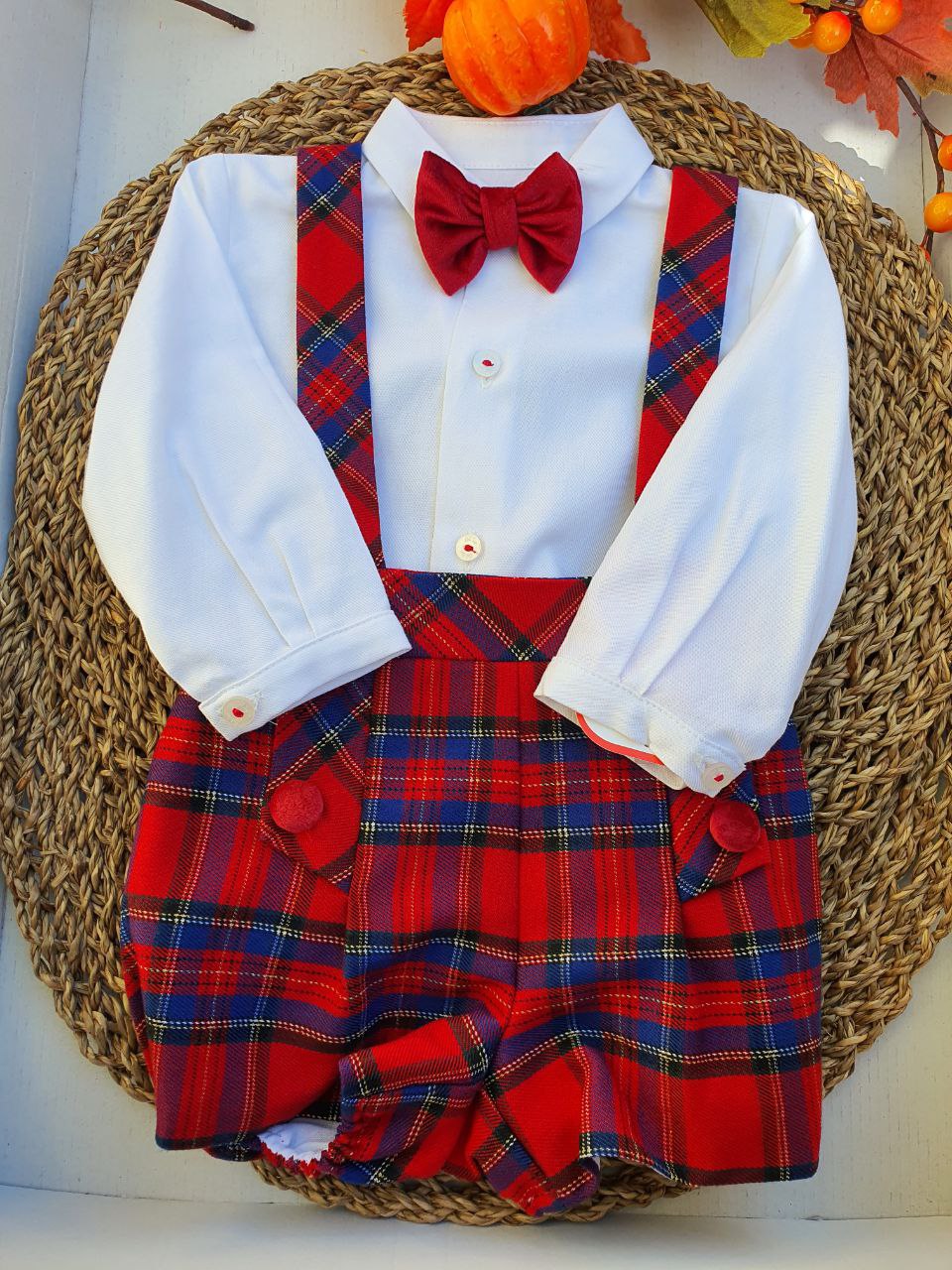 Salopette elegante Tartan DEL SUR