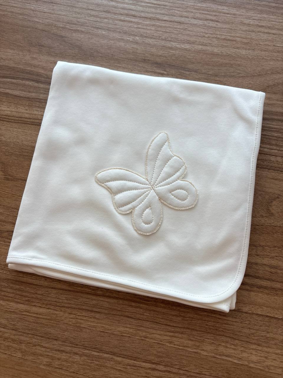 Mussola BUTTERFLY CREMA BABY GI