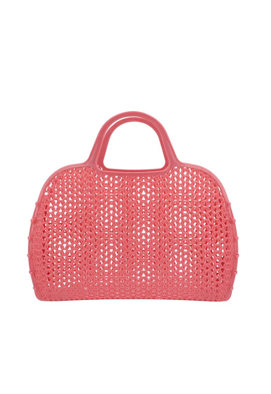 Borsa PLASTICA retro vintage FUCSIA