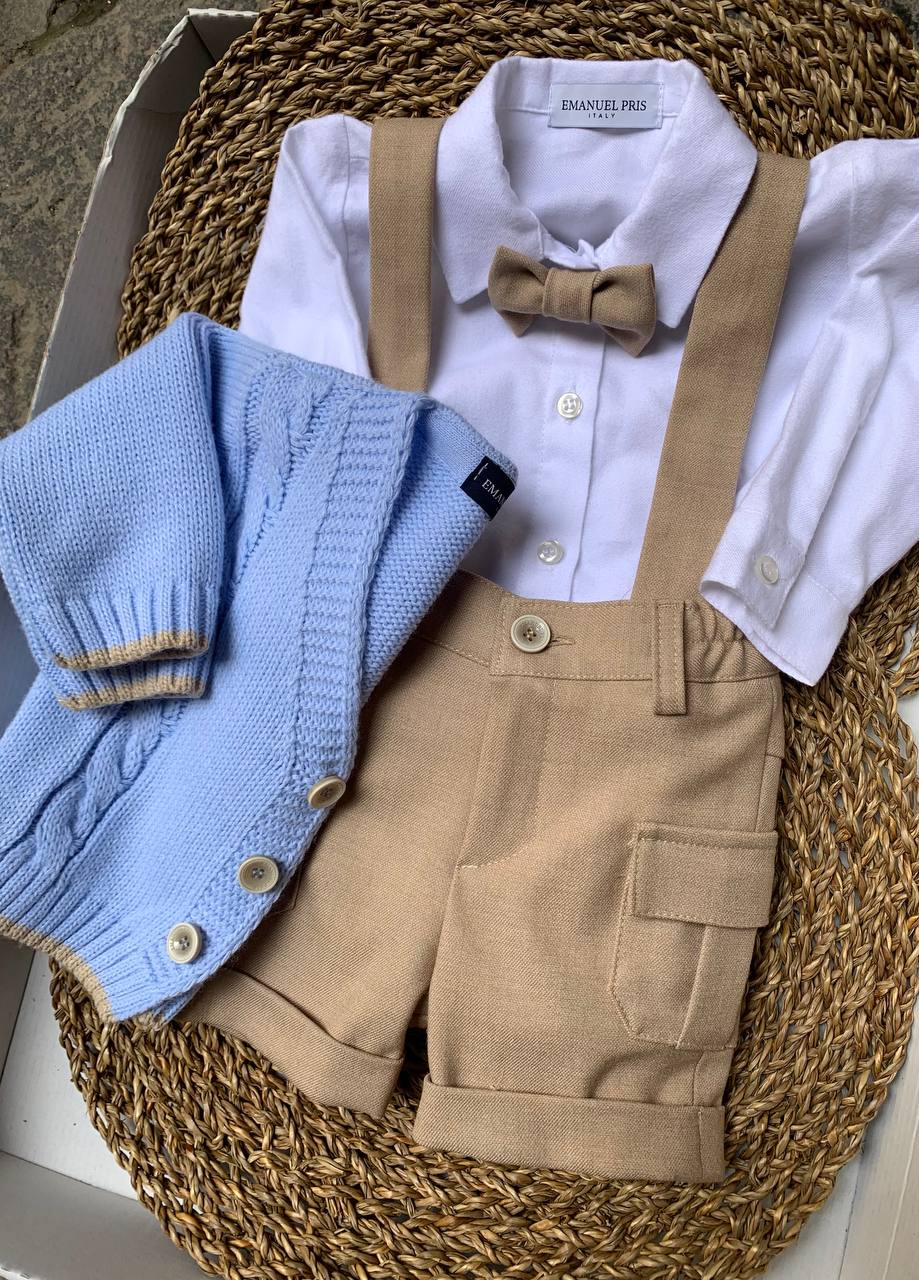 Coordinato CIELO E BEIGE EMANUEL PRIS