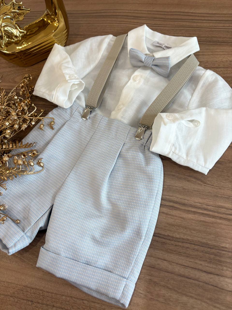 PAGLIACCETTO CON BRETELLE PANNA&POLVERE TETO E TATTA