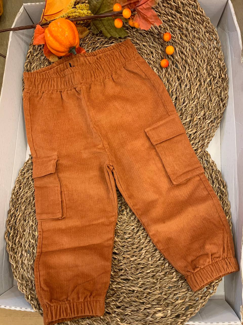 Pantalone velluto MATTONE AVENTIQUATTRORE