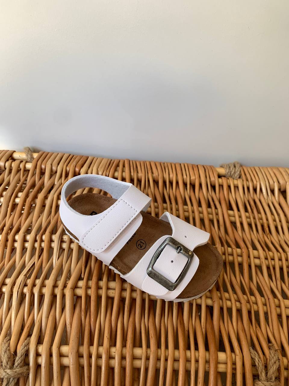 Sandali bianchi Bio ETIC