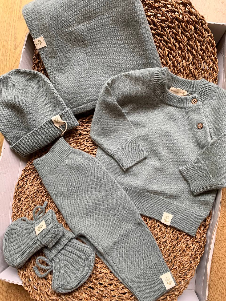 Coordinato nascita verde MOALIE