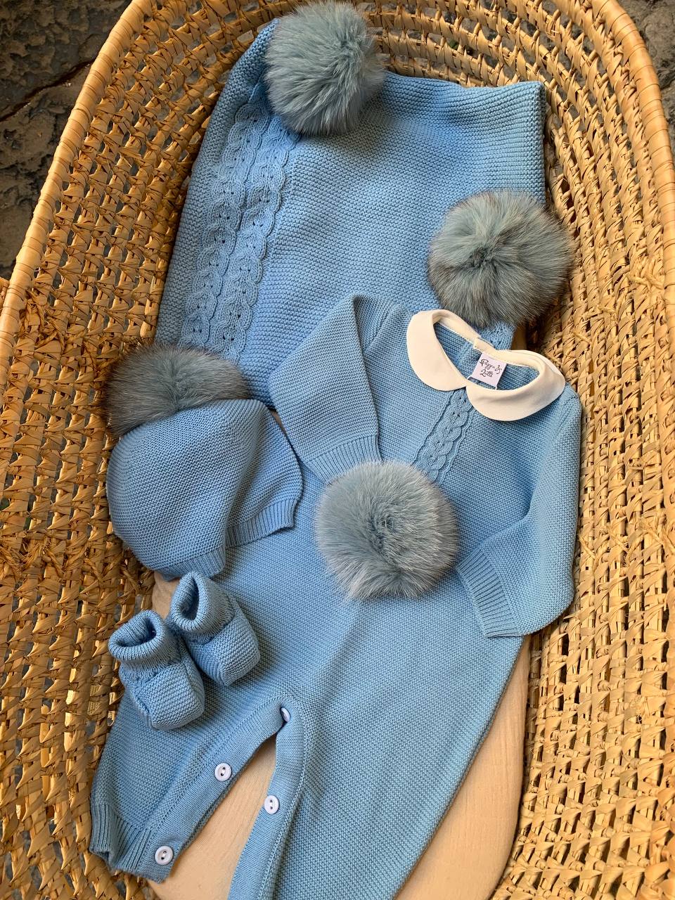 Coordinato PON PON CELESTONE Pappa & Latte