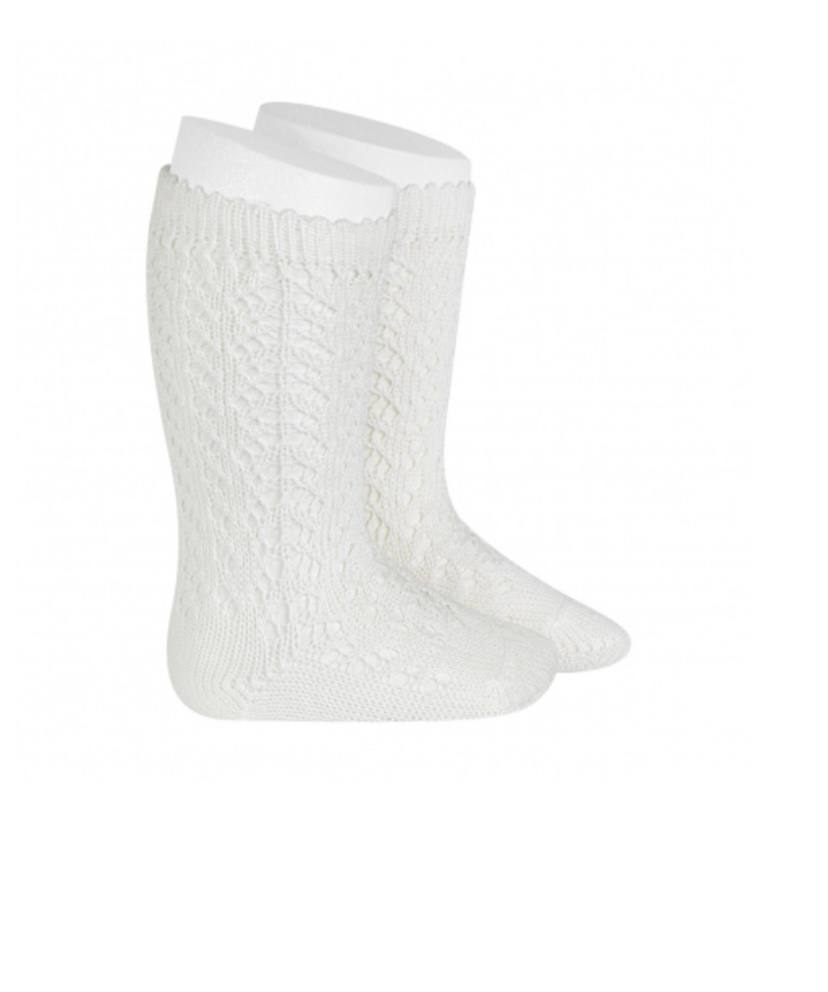 Calzini lunghi traforati PANNA CONDOR