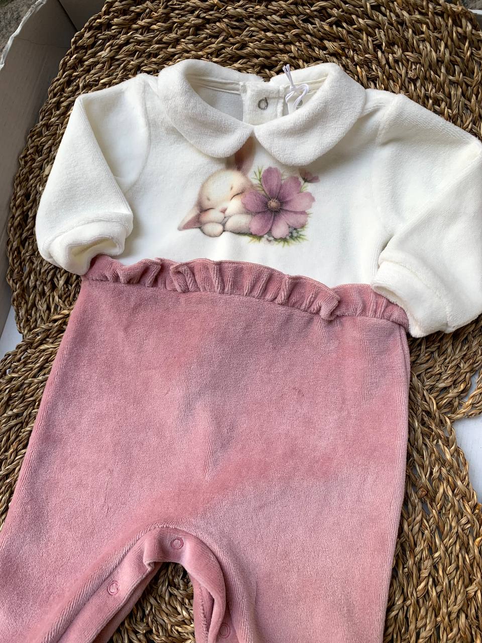 Tutina ROSA ANTICO CONIGLIETTO LALALÙ