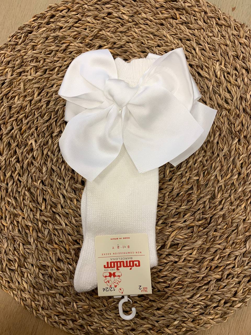 Calzini PANNA FIOCCO IN RASO CONDOR