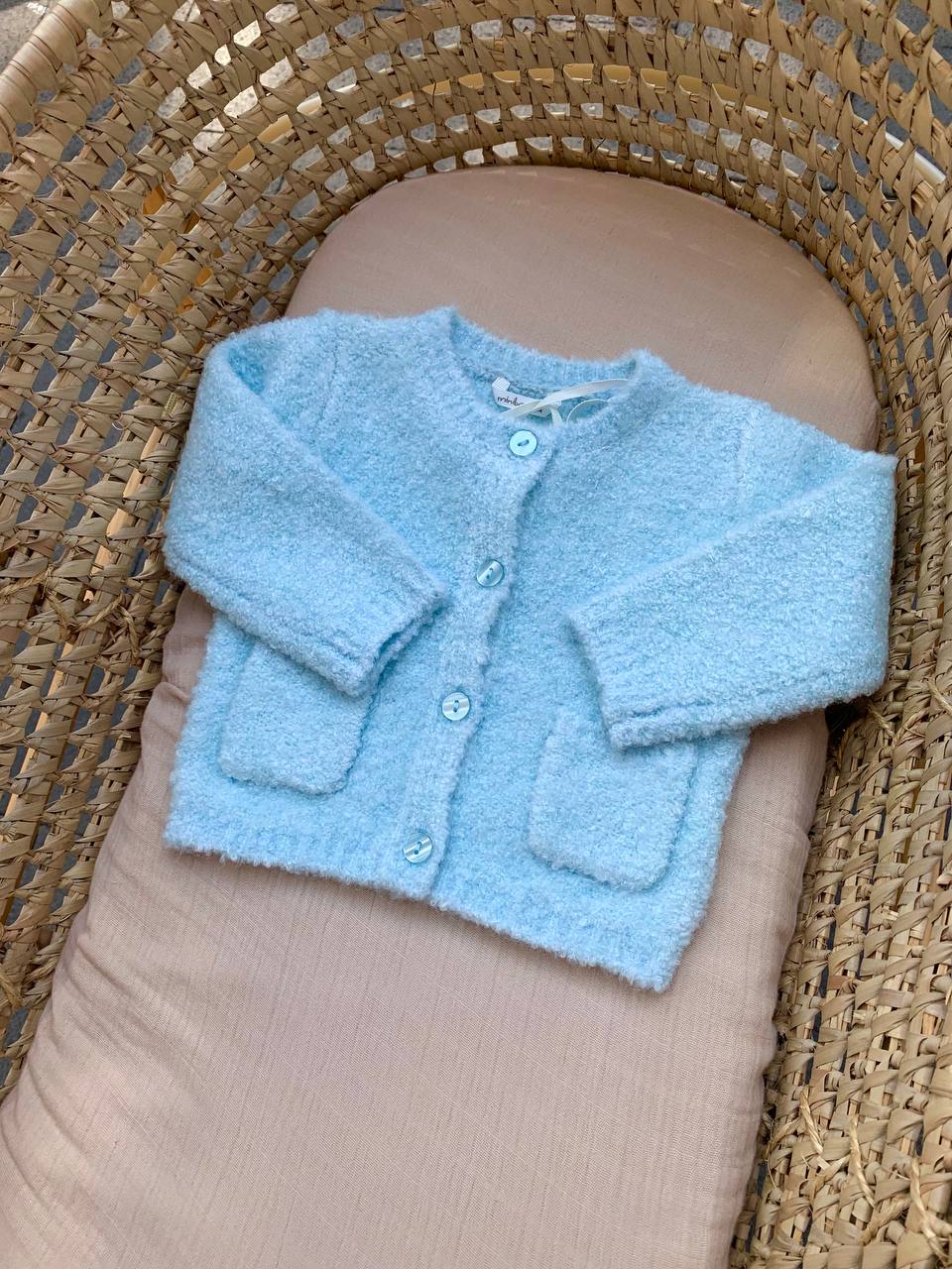 Cardigan ghiaccio MINIBANDA
