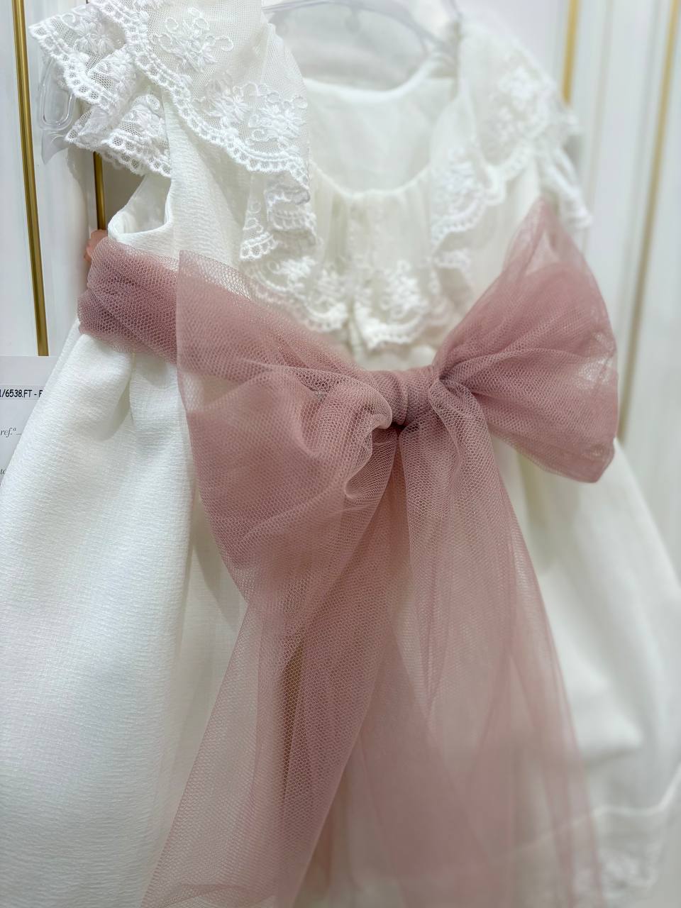 Abito Battesimale FLOREALE PONTO POR PONTO