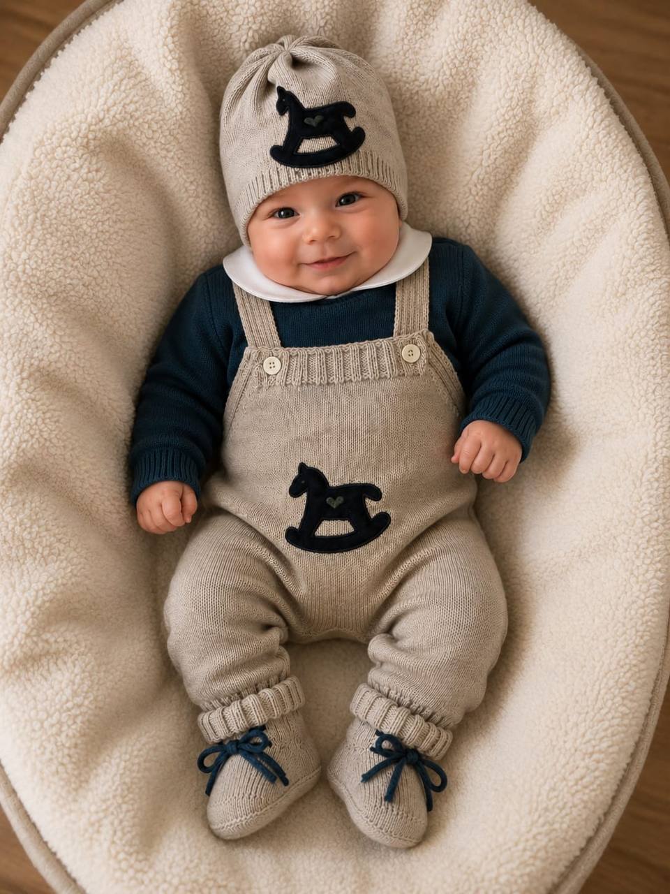 Coordinato "CAVALLO A DONDOLO" BABY LORD