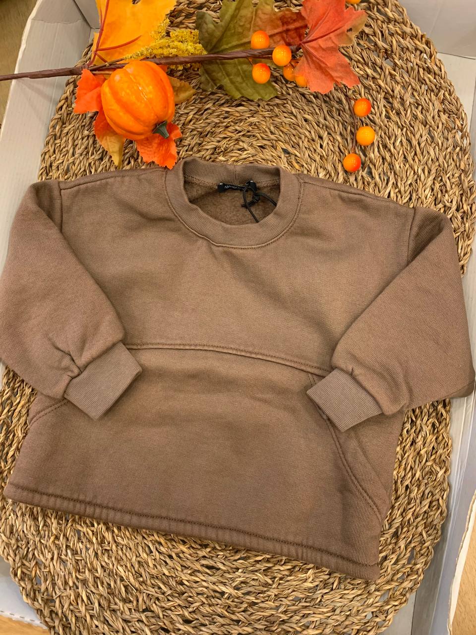 Felpa MARRONE AVENTIQUATTRORE