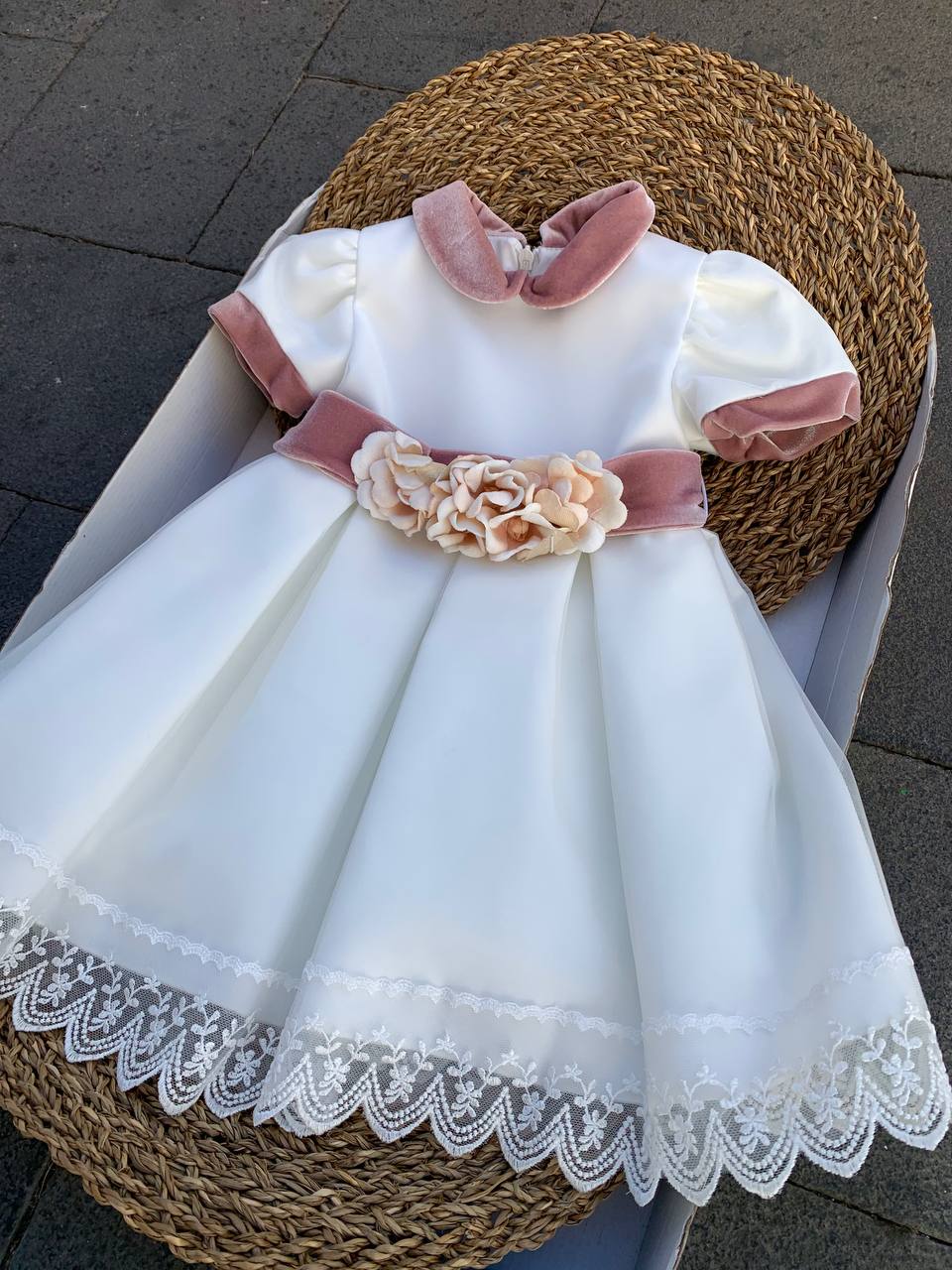 Abito VELLUTO SETA E ROSA GUGU GAGA