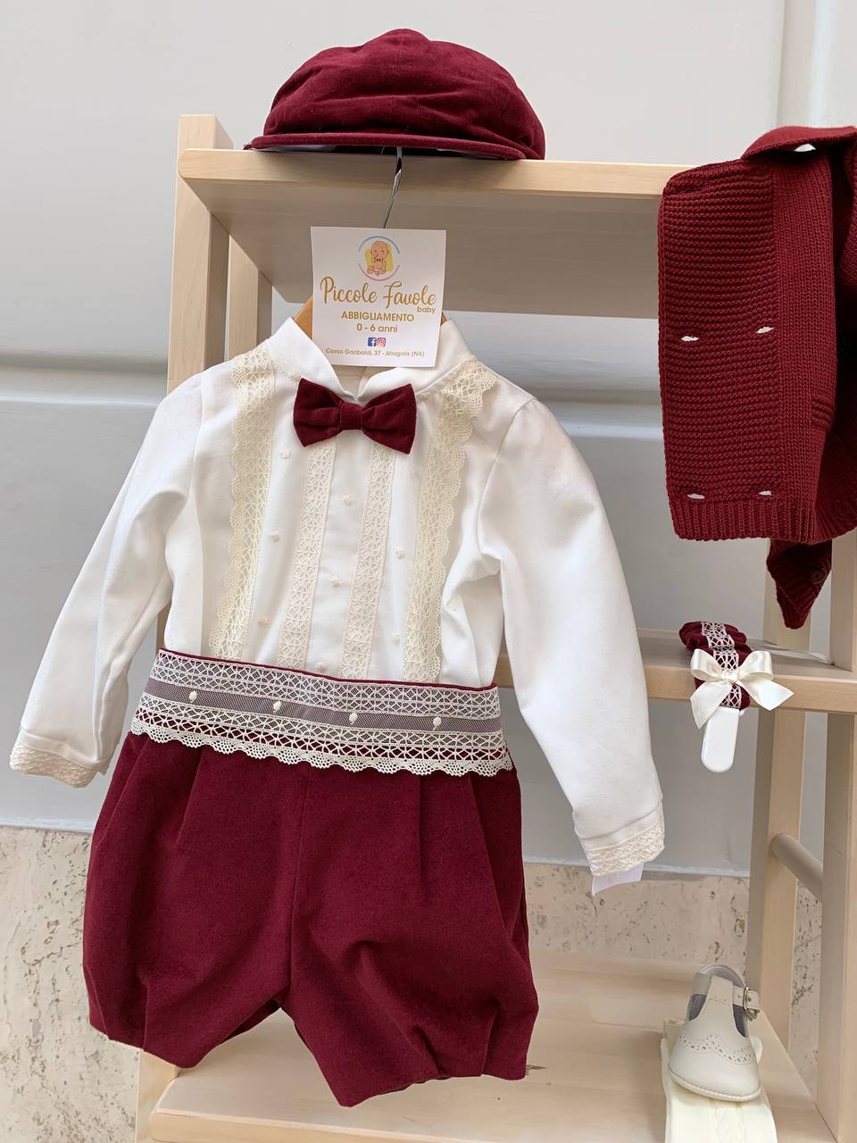 Abito BATTESIMALE Bordeaux