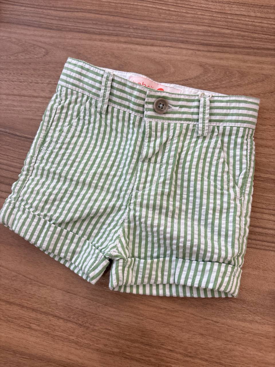 SHORTS BIANCO E VERDE BOBOLI