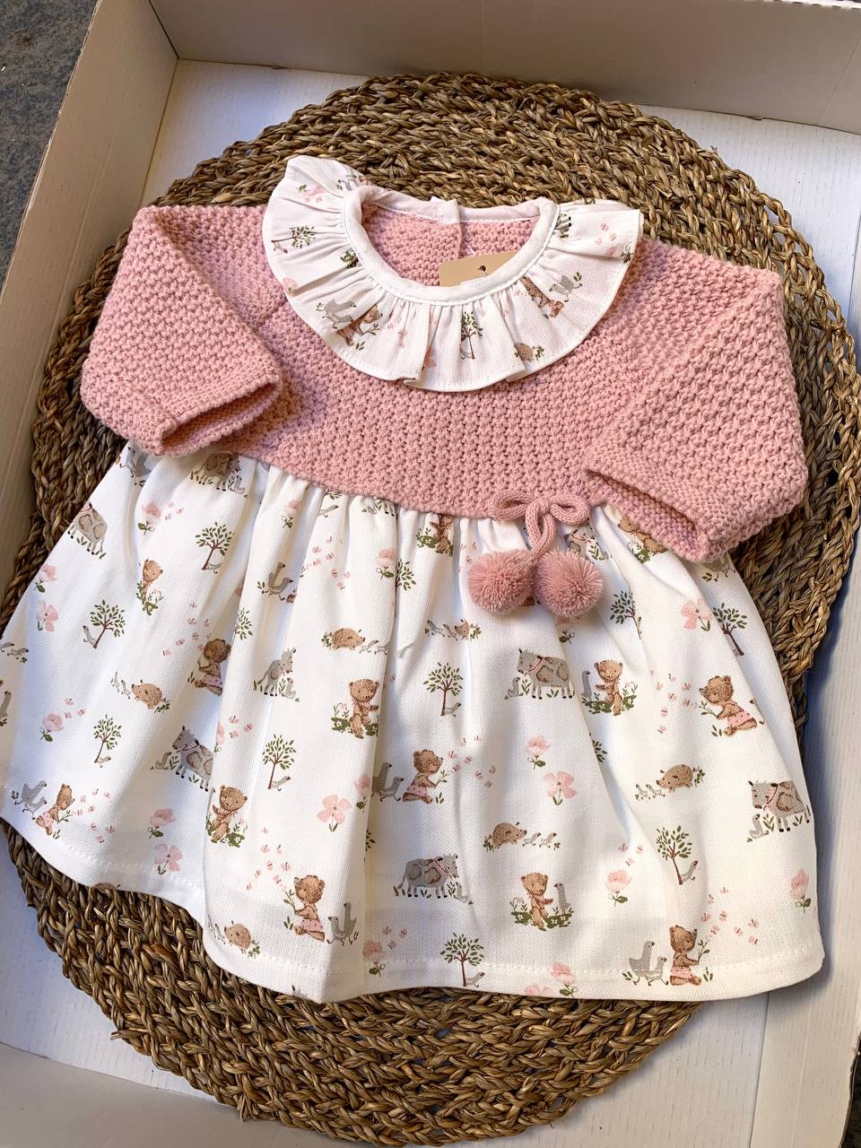 Abitino Safari rosa BABY FASHION