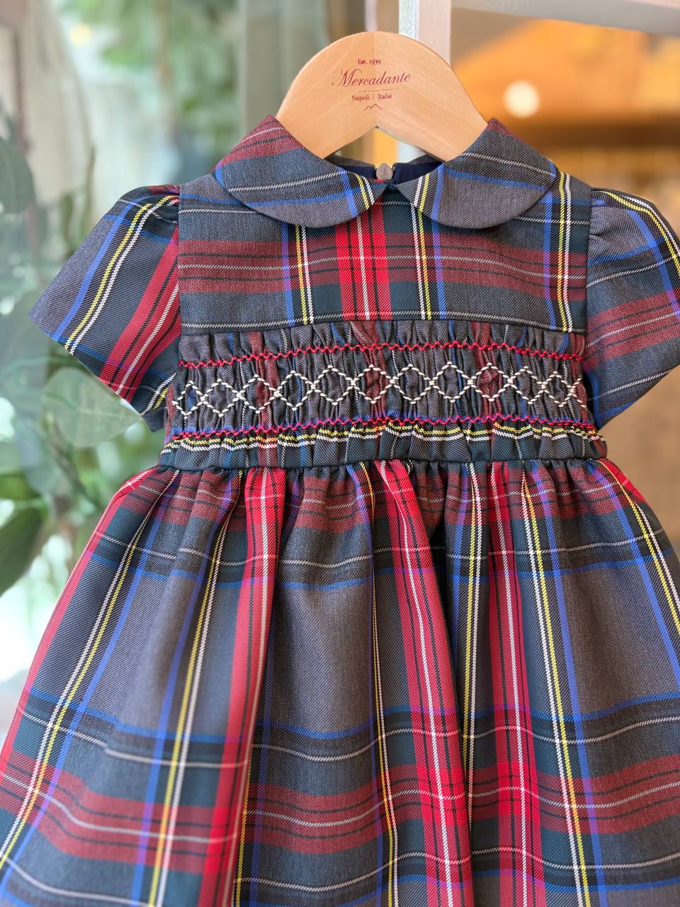 Abito SCOZZESE PUNTO SMOCK MERCADANTE