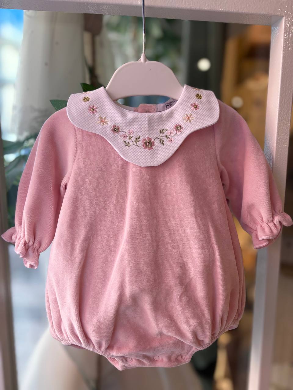 Pagliaccetto rosa floreale