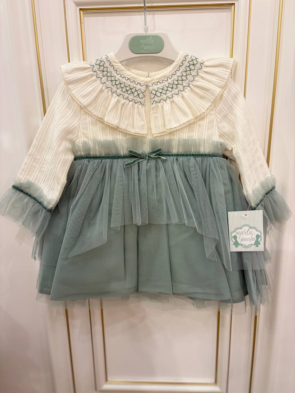 Abitino TULLE VERDE SALVIA MARTA Y PAULA
