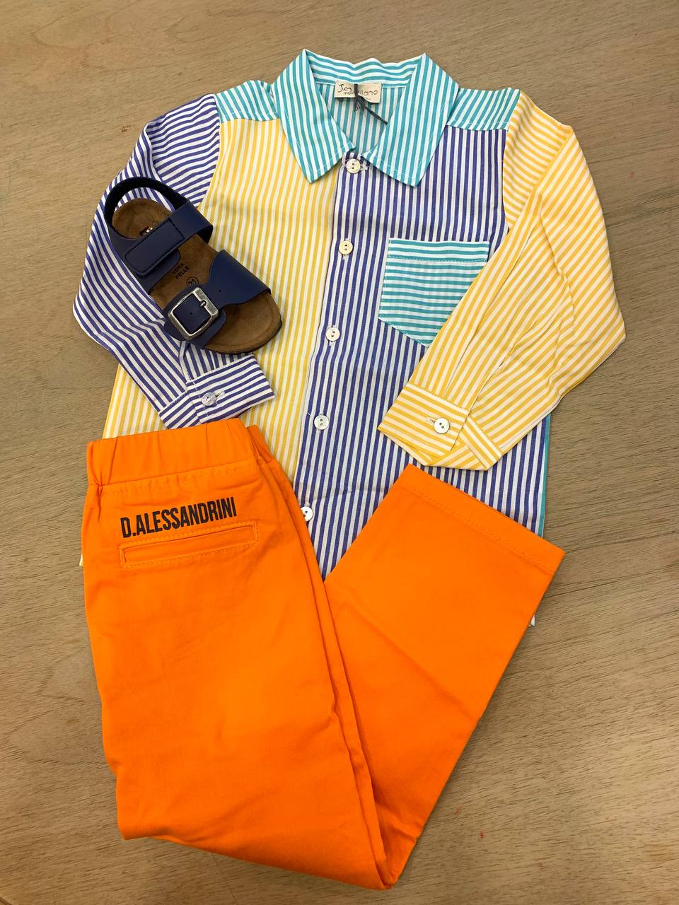 Completo Pantalone e CAMICIA TRICOLORE