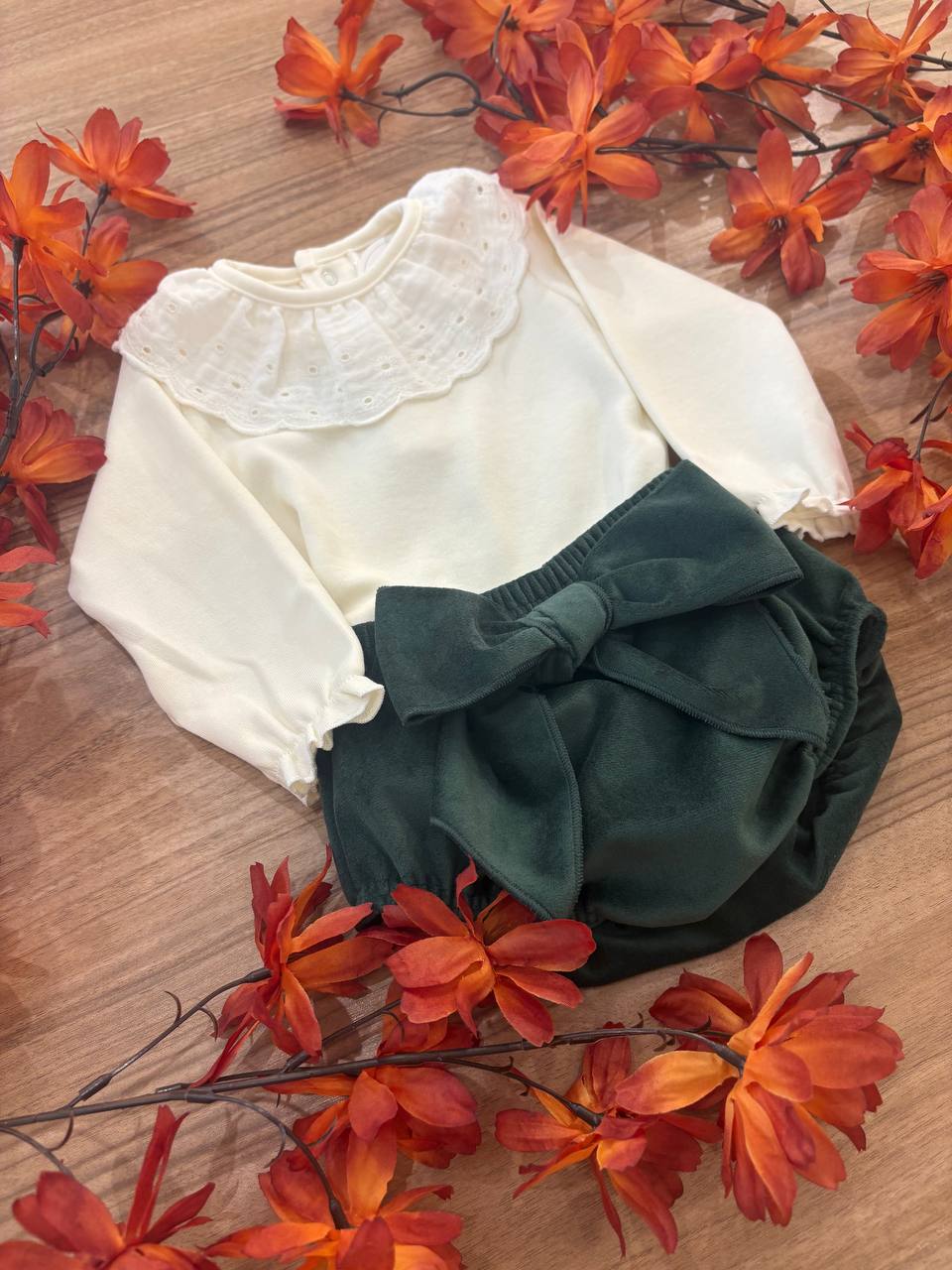 Body PIZZO SAN GALLO E CULOTTE FIOCCO CALAMARO