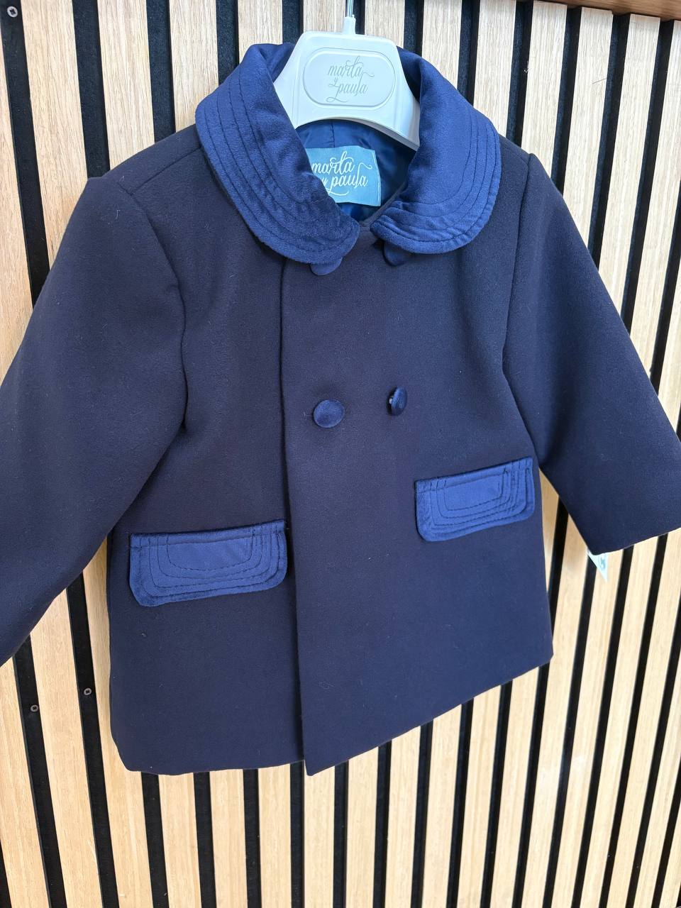 Cappotto Elegante BLU MARTA Y PAULA